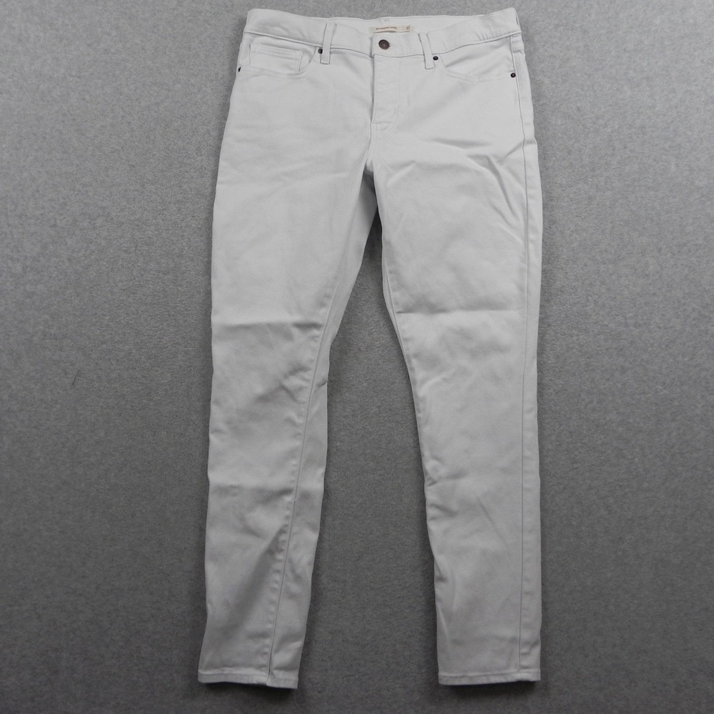 Levi's 311 Jeans Womens 32 Shaping Skinny 5-Pocket Stretch Flex Denim White